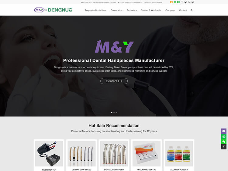 HowVi Website development, web pages design, English website design, soho websites, Responsive Website design 2800RMB, dental equipments
